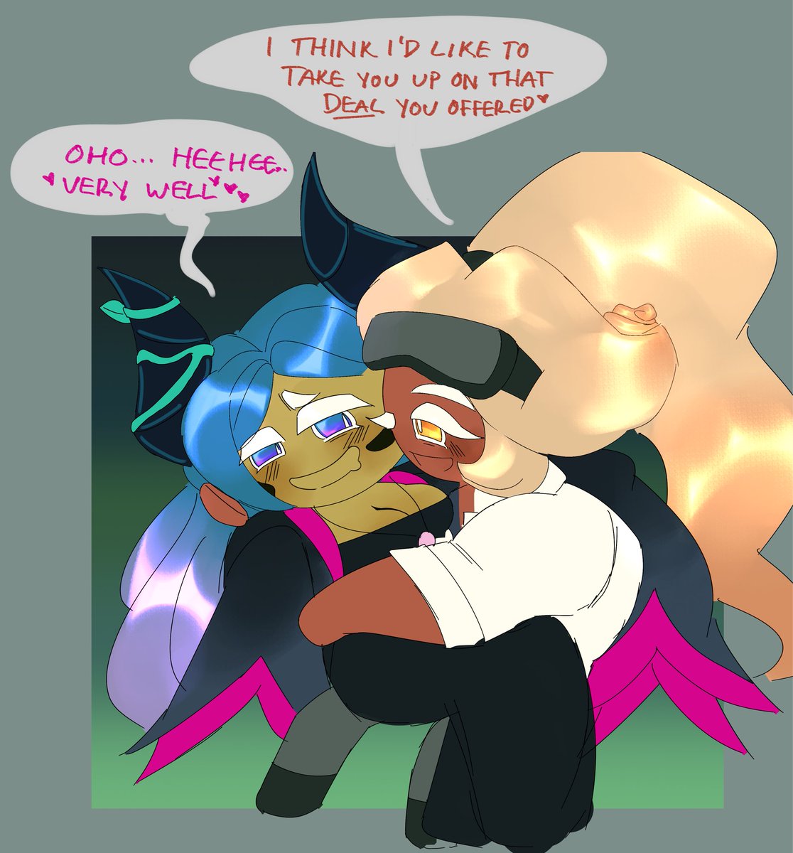 susemulsion's tweet photo. striking a deal with the shadowcaller ๐ฎ
#matcharoll #butterrollcookie #matchacookie https://t.co/jnjFonK68Q