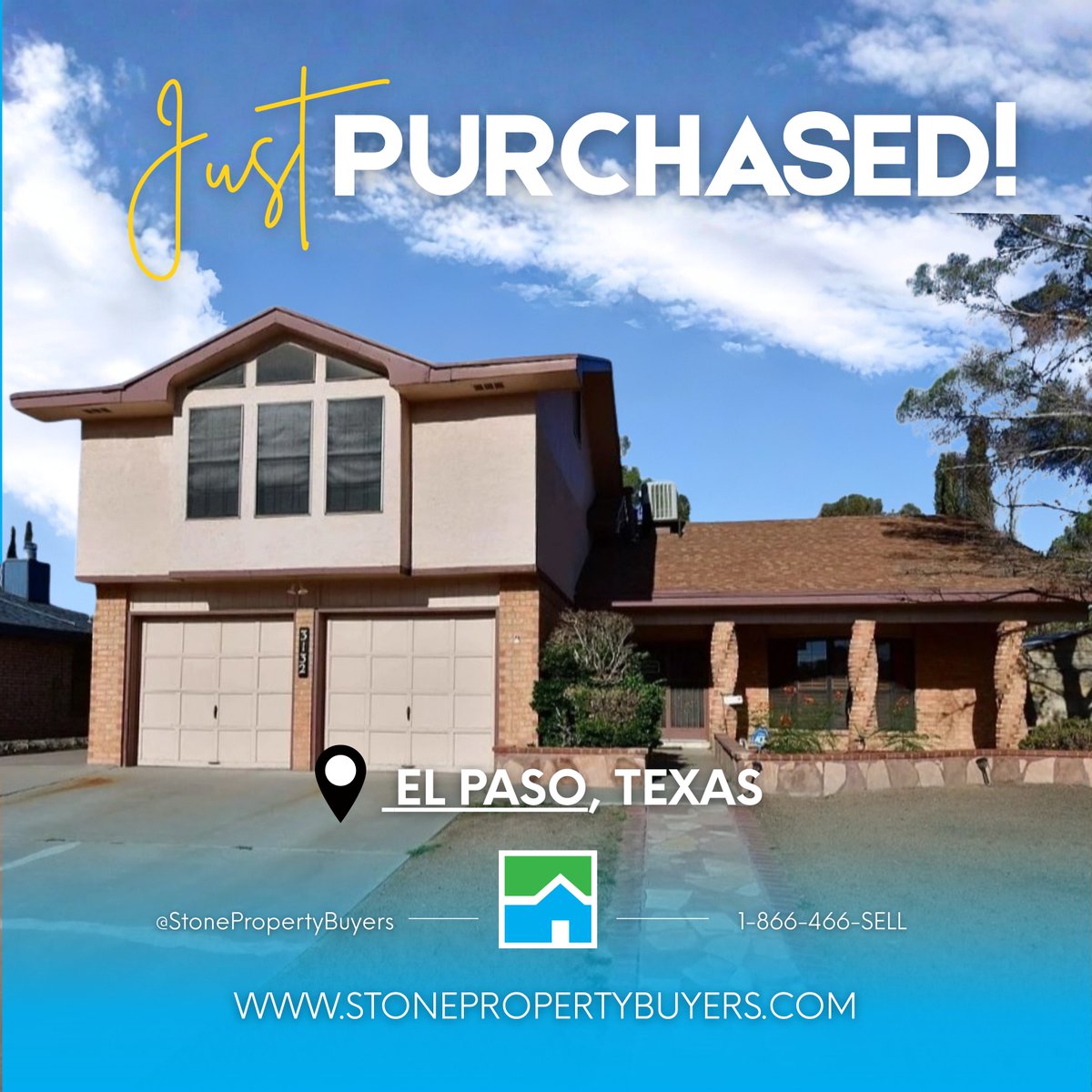 StonePropBuyers's tweet photo. 🎉🏡 Just contracted in El Paso, Texas!

Seller needed a fast, simple solution and we stepped in to get it done. 🤝✨ #JustContracted #ElPasoTX #WeBuyHouses #TexasRealEstate https://t.co/H8okkn2NlV