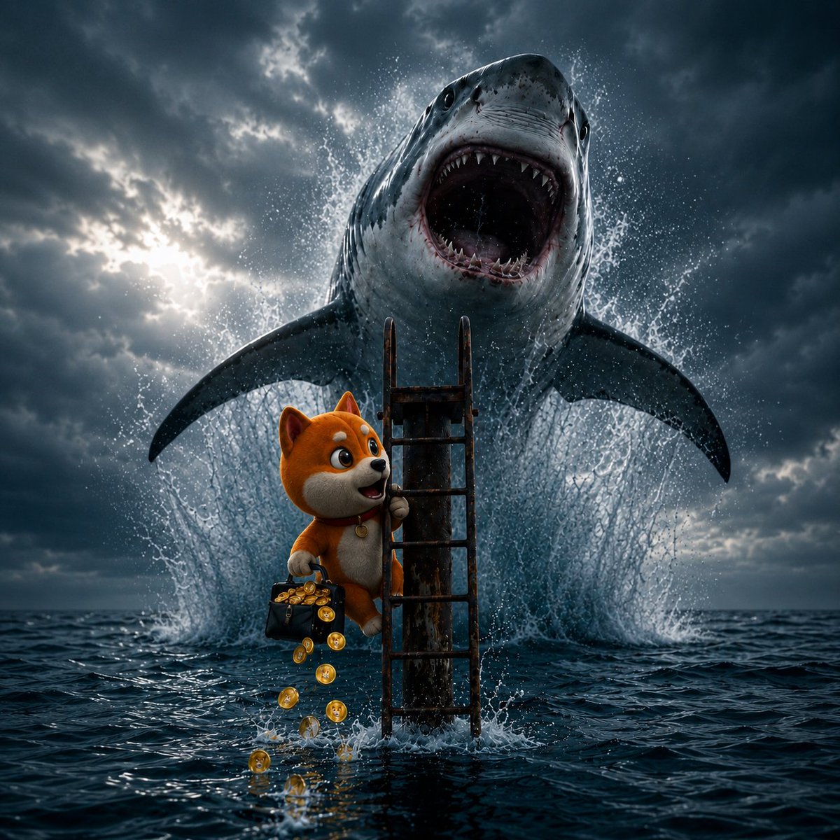 Fransil39123482's tweet photo. 🦈 When altcoins fall, the sharks show up to buy the coins sold at the bottom of the market.

Strong hands accumulate in silence.

Every major recovery began when most people believed it was the end.

🐶 Buy and Hold.

#BabyDoge #Crypto #Altcoins #BabyDogeArmy https://t.co/b8mo9xlAvb