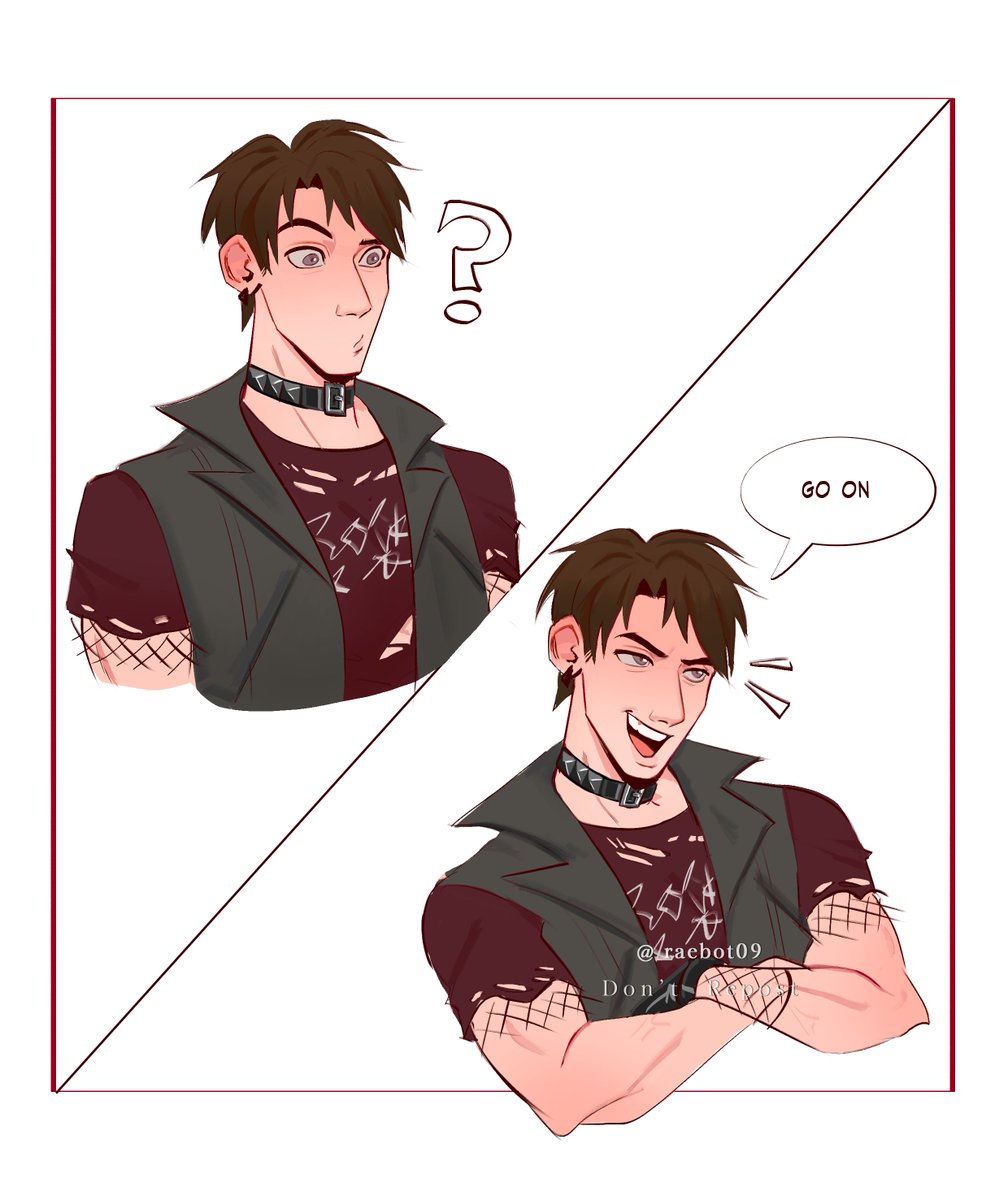 raebot09's tweet photo. Don't take her serious, she just like ragebait him (1/3)🍎
#夏以昼 #Caleb #loveanddeepspace https://t.co/u3exIX5a5P