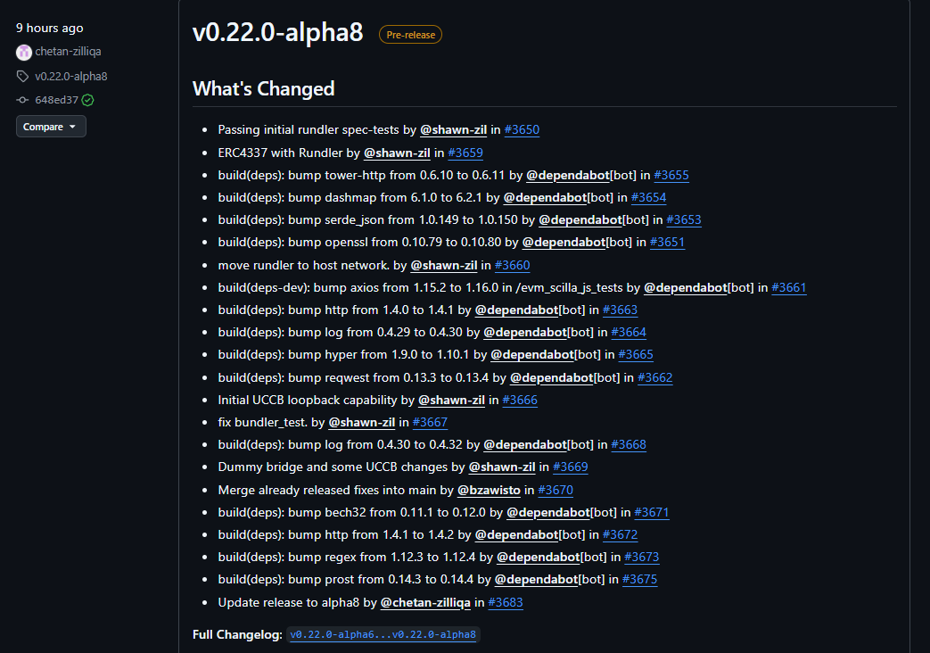 pukiman6's tweet photo. update pre v8 nice..
keep to building #zil #zilliqa 
https://t.co/7Zupjhmk65 https://t.co/8wE7f3hVvA