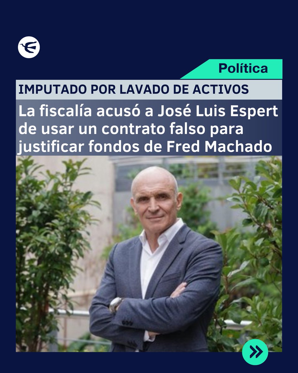perfilcom's tweet photo. 🚨 La fiscalía federal de San Isidro imputó a José Luis Espert por lavado de activos. Fernando Domínguez sostuvo que el exdiputado presentó un contrato con Minas del Pueblo S.A. para justificar 200 mil dólares recibidos de Fred Machado. ⚖️💵📄🔎 https://t.co/gkVP4I5VDE