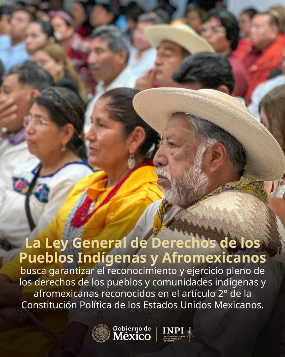 INPImx's tweet photo. Con diálogo, amplio consenso y participación de los pueblos y comunidades indígenas y afromexicanos, se consolida la propuesta de Iniciativa de Ley General de Derechos de los Pueblos Indígenas y Afromexicanos y avanza hacia la consulta nacional. https://t.co/XdPOwtuvLU