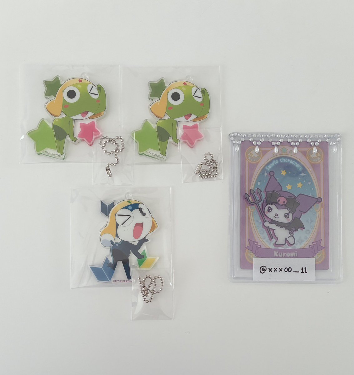 xxx00__11's tweet photo. ケロロ軍曹 ローソン トレーディングアクリルキーホルダー アクキー 交換

譲　ケロロ、タママ

求　ギロロ

・郵送のみ📮 
検索からもお気軽にお声掛けください。 https://t.co/jgap6fMG08