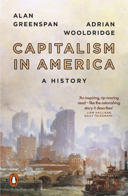 anferchez90's tweet photo. Falleció Allan Greenspan, ex presidente de la FED, un titán. Tiene este libro que es una belleza, donde muestra cómo la competencia fue el motor del crecimiento y prosperidad de EEUU. Tanto que aplicar en Colombia….. https://t.co/zkbCSh7UGJ