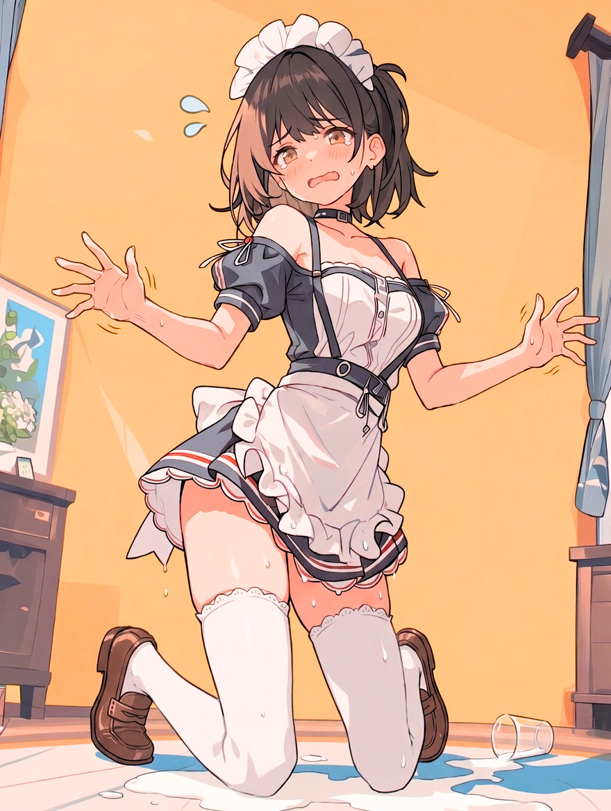 oribee2025's tweet photo. ドジっ娘メイドは今日も頑張る。 https://t.co/v2Ff5JIqm1