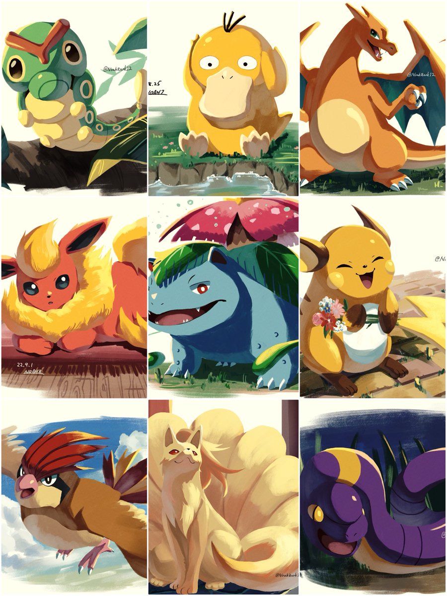 Noah121201's tweet photo. #創作クラスタさんの版権絵が見たい
最近描いてないけどポケモンが好きです https://t.co/GIgLg5kUOb