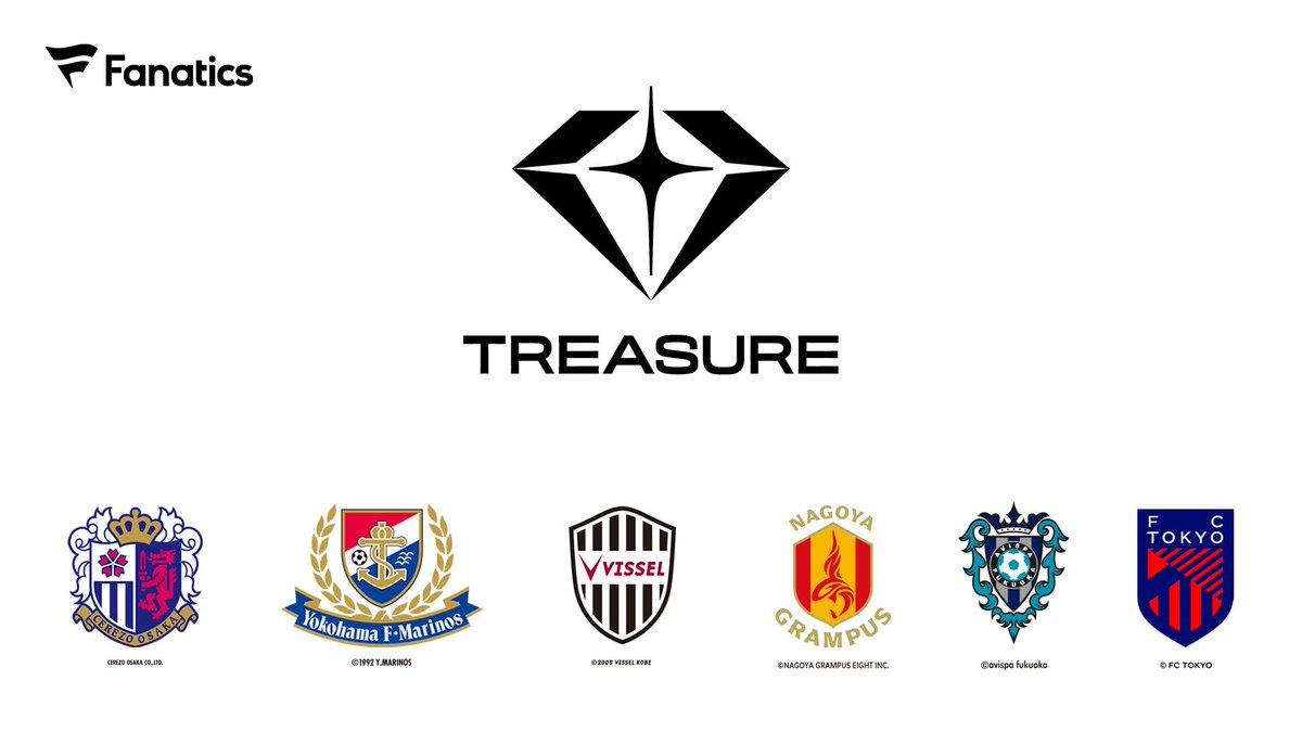 WeTeuMesPH's tweet photo. 260623 | ⚽ INFO

TREASURE is releasing special collaboration merchandise with 6 J1 League football (soccer) clubs in Japan to celebrate their upcoming Japan tour.

⚽ Cerezo Osaka
⚽ FC Tokyo
⚽ Yokohama F. Marinos
⚽ Nagoya Grampus
⚽ Vissel Kobe
⚽ Avispa Fukuoka

🛍️ Sales Information

1.)  TREASURE Japan Tour Pop-Up Store

TREASURE THE STAGE 2026 NEW WAV : LIVE IN JAPAN POP-UP STORE

- At the Osaka venue, only the Cerezo Osaka collaboration goods will be sold.
- Starting from the Kanagawa venue (Yokohama), the full lineup of collaboration goods from all 6 J.League clubs will be available.

2.) Online Sales

❗❗ The Osaka pop-up store is special because it will only carry the Cerezo Osaka × TREASURE items, while later venues will carry merchandise from all six clubs. 💎

🔗https://t.co/d3emdauffD

#TREASURE #트레저 #トレジャー 
@treasuremembers
@ygtreasuremaker
@yg_treasure_jp