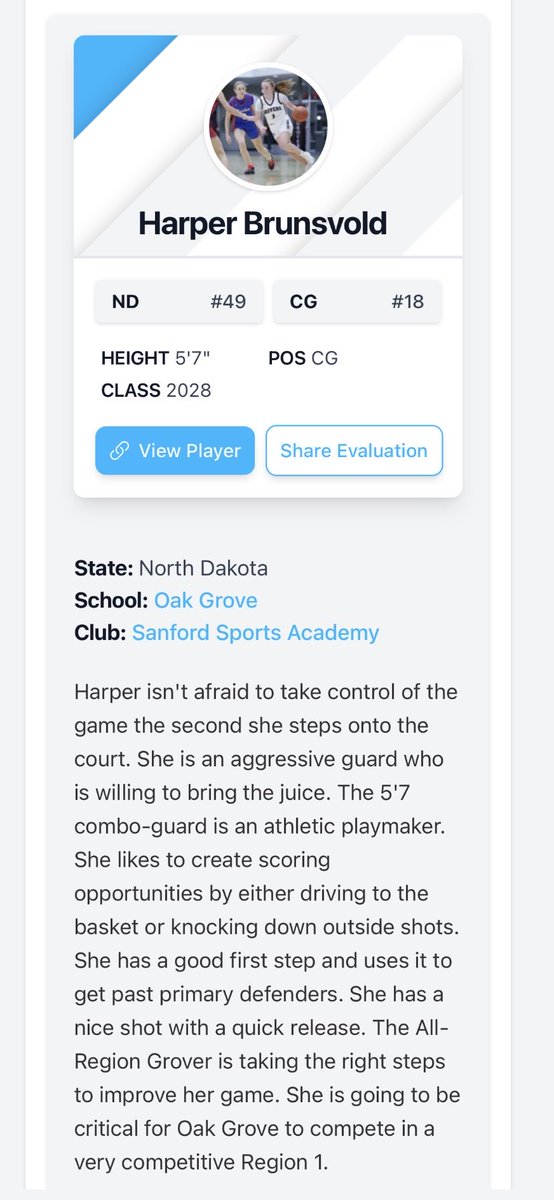 _Harper_Leigh's tweet photo. Thanks @CoachBensonND for the write up! https://t.co/31bDZ4FV6f