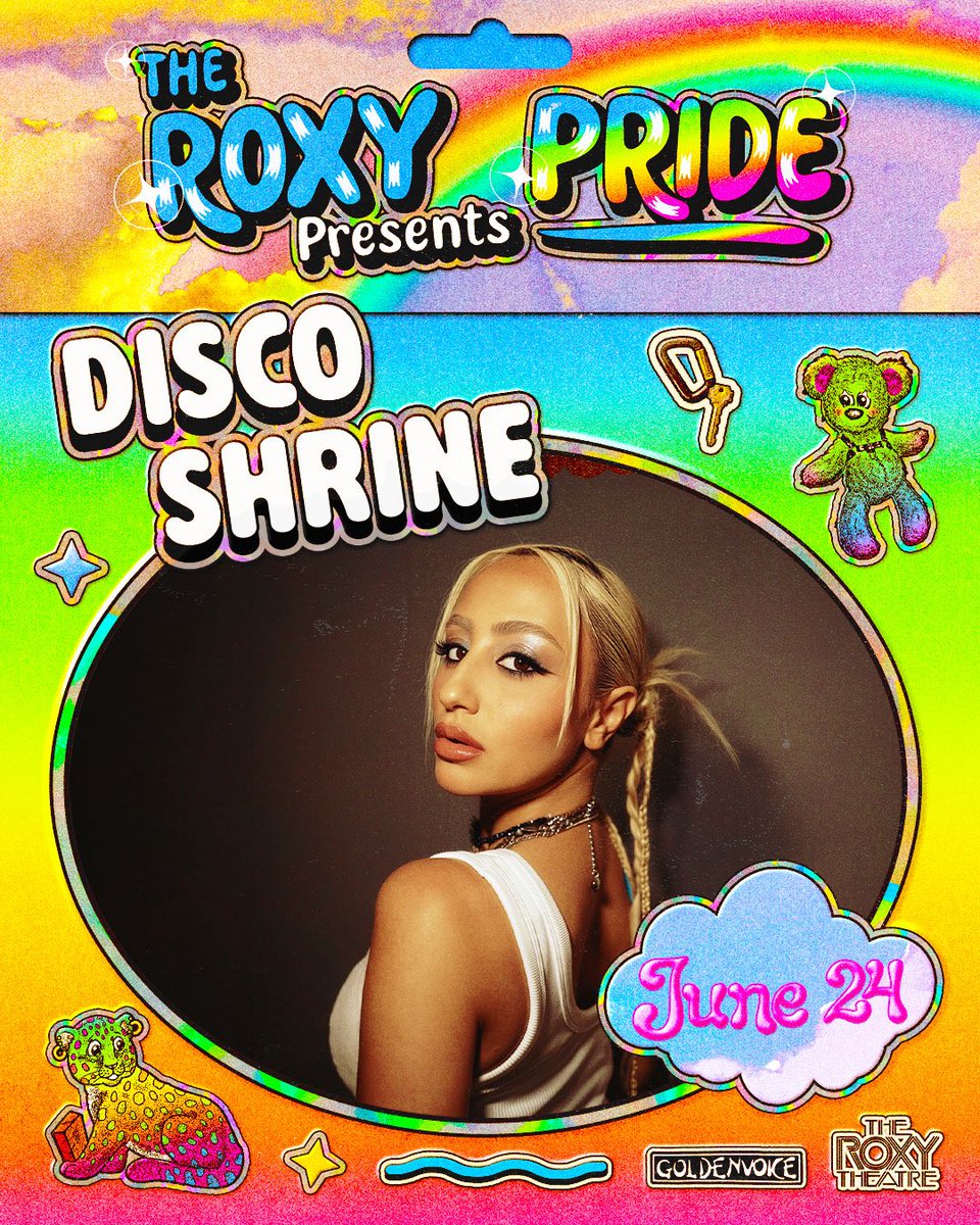 DiscoShrine's tweet photo. LA! Come see me perform at Roxy Pride this Wednesday! @theroxy @goldenvoice https://t.co/dgKtuXCD80