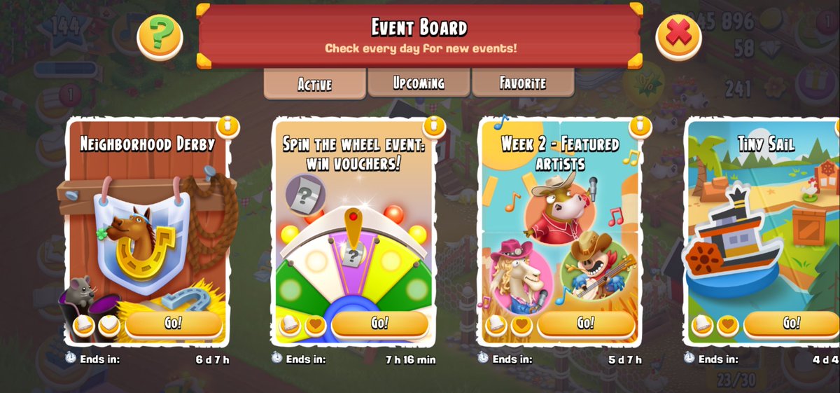 deyyyrrr's tweet photo. 0623 Hay Day Level 144 Tony Sail 🌻⛵ 🌻 
Live on Twitch playing Hay Day!
https://t.co/oNDbyq4vvb

 #twitch #twitchstreamer #deyyyrrr  #cozygames #hayday https://t.co/DyMoXnEUKL