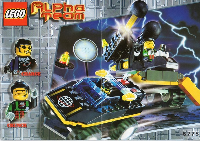 blocksmagazine's tweet photo. Blast your way into the LEGO hobby with https://t.co/6F0ypqpCvS! Charge and Crunch are bringing the BOOM. 6775 #AlphaTeam Bomb Squad from 2001 included a beefy off-roader and a missile launching platform, each equipped to blow some holes in Ogel's Command Centre. 

#LEGO #AFOL https://t.co/GGbie2m3PX
