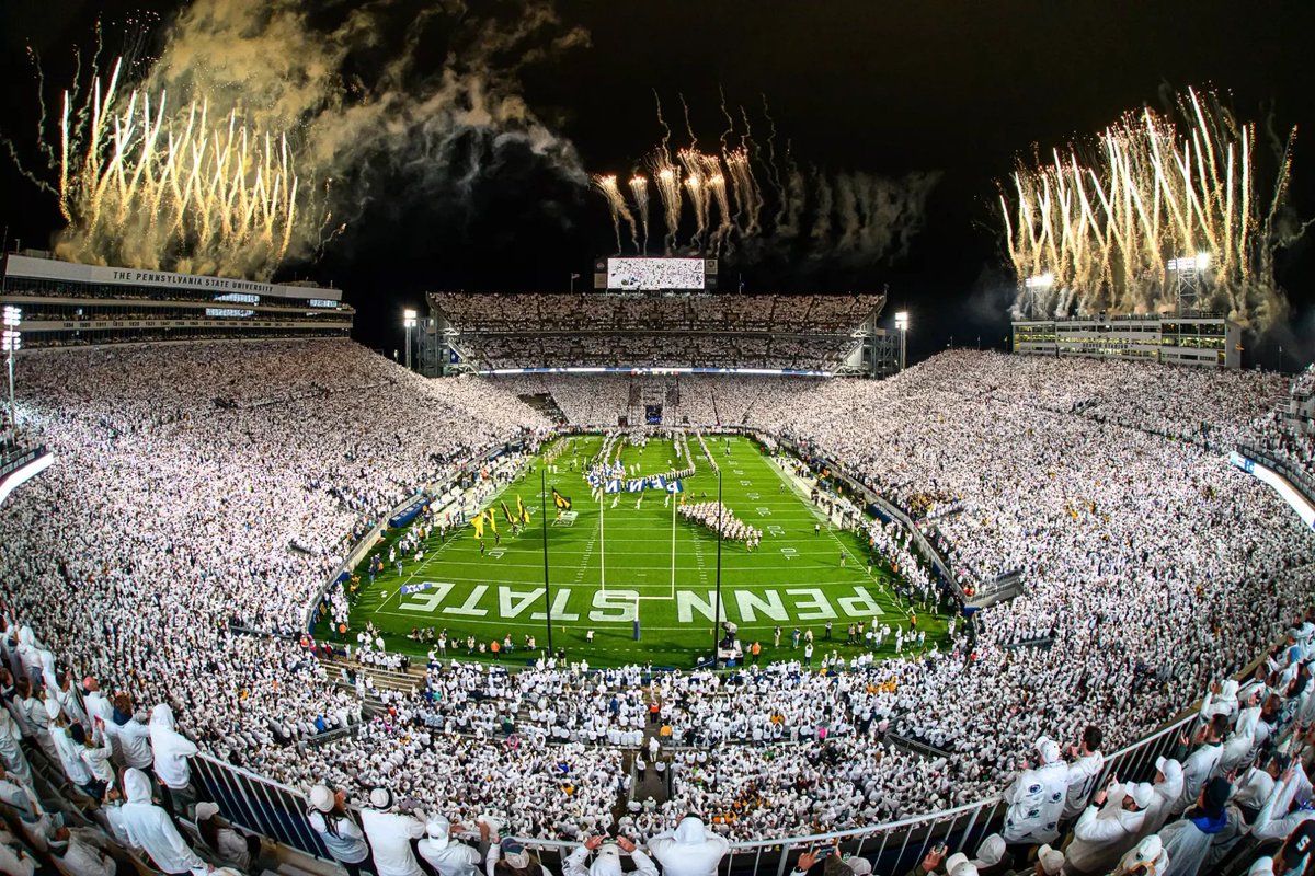 zmoyer14's tweet photo. @FreddyLA7 If you take the route through Central Pennsylvania, stop in State College, PA to see the 2nd largest stadium in the Western Hemisphere. https://t.co/GENKeyKb5p
