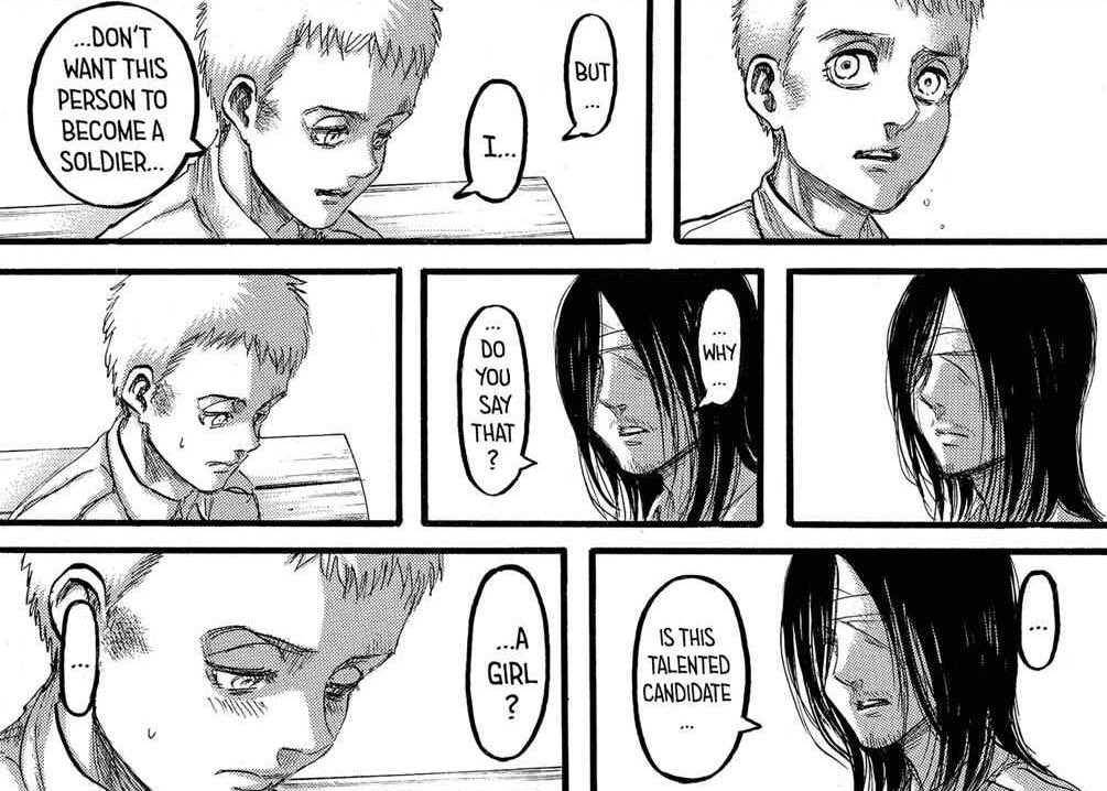 cyrisere's tweet photo. i KNOW bro was thinking abt mikasa here https://t.co/wWIUjzbyfz