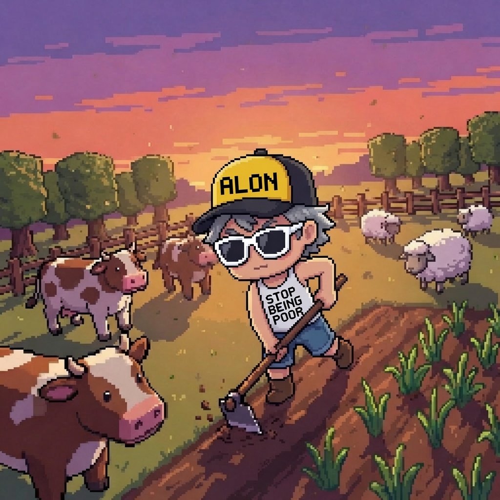 Huek_Crypto's tweet photo. @a1lon9 @solana @solanagaming FARMER ALON 🚜 🚜 🚜 https://t.co/jh6LMZyiPK