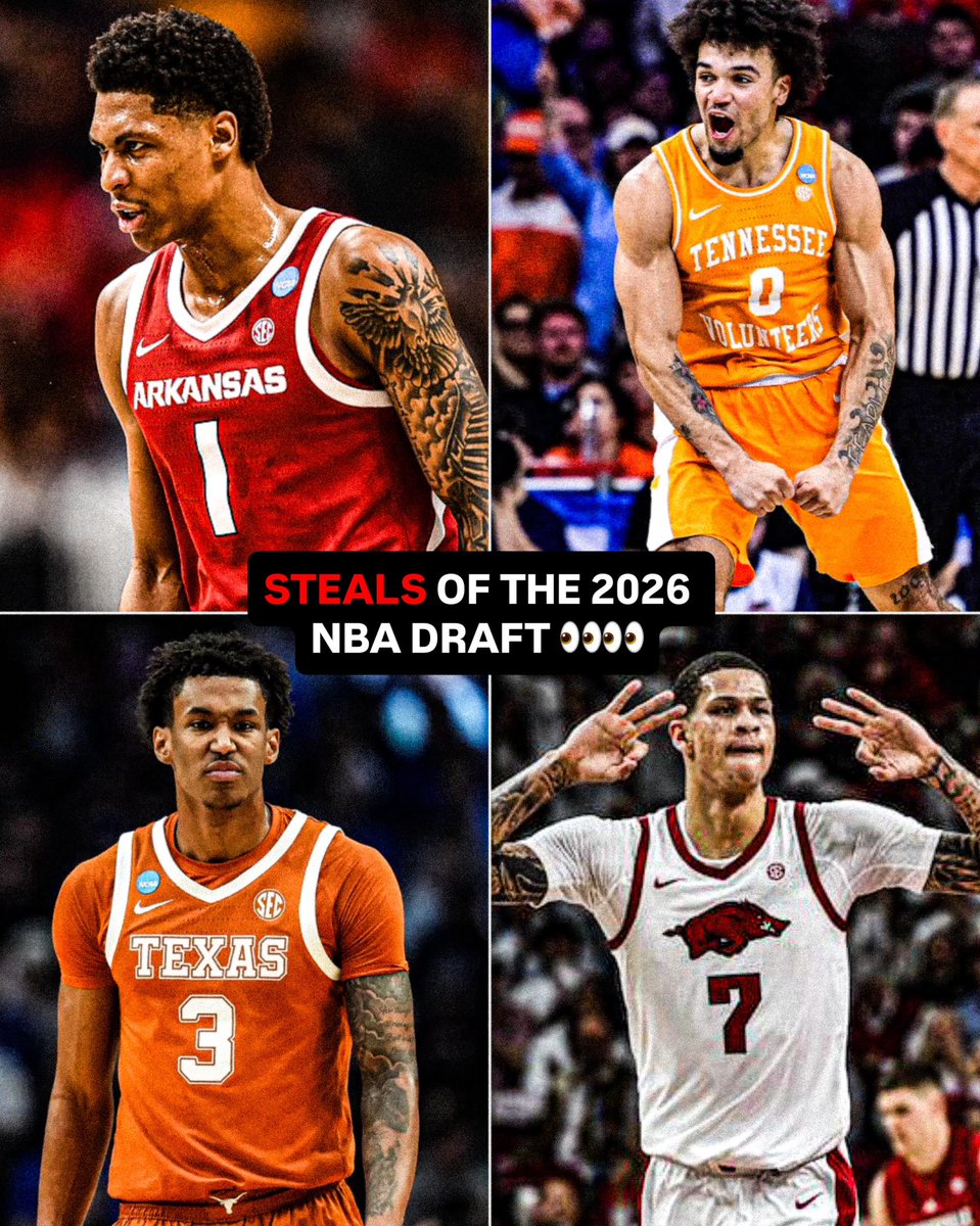 therandomsec's tweet photo. The biggest STEALS of the draft imo 👀

Guys that will have a much bigger impact than their draft number will indicate:

1) Meleek Thomas
2) Dailyn Swain
3) Ja’Kobi Gillespie 
4) Christian Anderson
5) Trevon Brazile
6) Otega Oweh
7) Allen Graves
8) Bennet Stirtz
9) Mark Mitchell https://t.co/jPlVLT4dIA