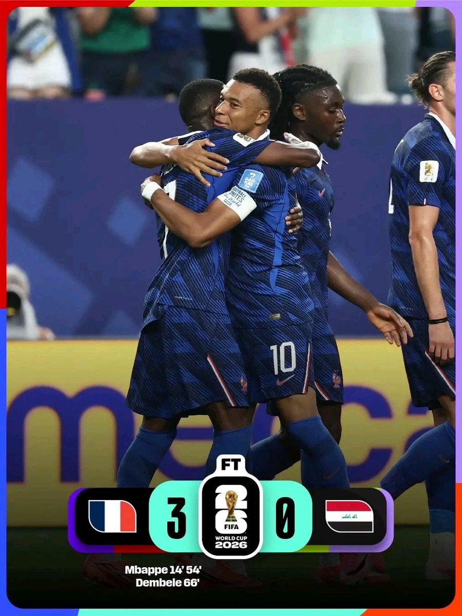 GABINFO3's tweet photo. *G-SPORTS*⚾🥎🏀⚽🏈

*INFO-MONDIAL* 2️⃣6️⃣

*GROUPE I*                *Points*
France                              6
Norvège                           3
Sénégal                            0
Irak                                    0

*Les résultats du jour*

France vs Irak 3 - 0 https://t.co/TndvgriODU