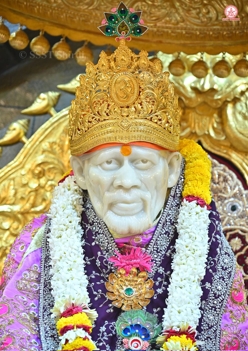 SSSTShirdi's tweet photo. *!! ॐ साई राम !!*
*श्री साईबाबा संस्थान विश्वस्त व्यवस्था,शिर्डी*
*!! ॐ Sai Ram !!*
*Shri Saibaba Sansthan Trust, Shirdi*
≈≈≈≈≈≈≈≈≈≈≈≈≈≈≈≈≈ 
*आरती :-शिर्डी माझे पंढरपुर*
*मंगळवार २३ जून २०२६*  
*Aarti :-Shirdi Majhe Pandharpur*
*Tuesday 23 Jun 2026* https://t.co/W5dGQcE7DY