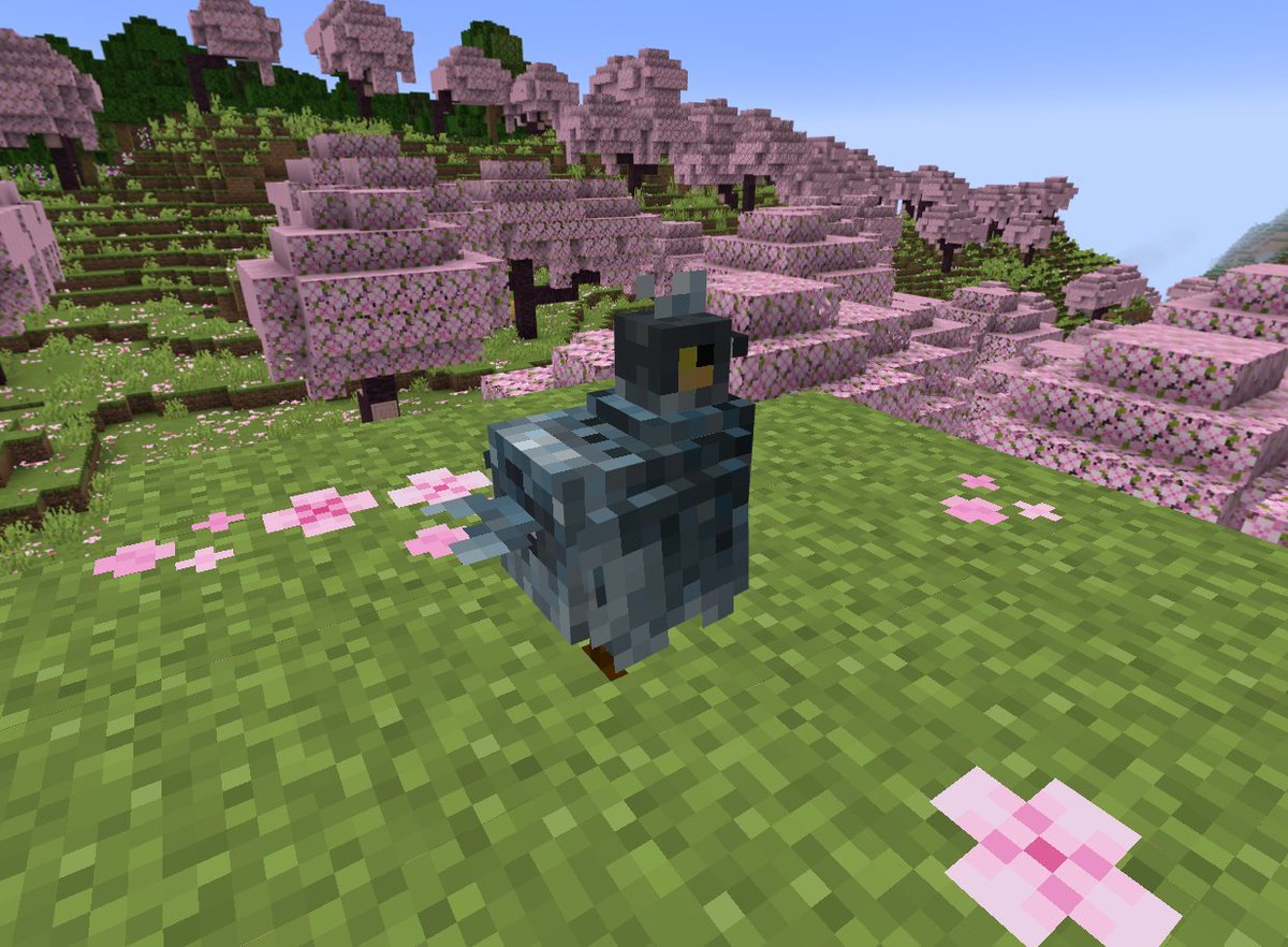 FOOX1n's tweet photo. Minecraft pigeon Model🕊👀
#Blockbench #pixelart #lowpoly #Minecraft #modelminecraft https://t.co/ki3CqSz6yK