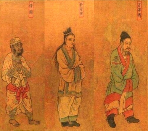 neokinokosatsu's tweet photo. 花郎（ファラン、かろう）

古代朝鮮「新羅時代（前57-935）」のエリート青年組織
容姿端麗な貴族の少年たちが選ばれ、文武両道を極めるための厳しい修行を行った
化粧をし、美しく着飾っていたとされる
リーダーには高級貴族階級の美少年が選ばれ、彼らを慕って数千人もの若者が集まった https://t.co/7yunNuSVmd