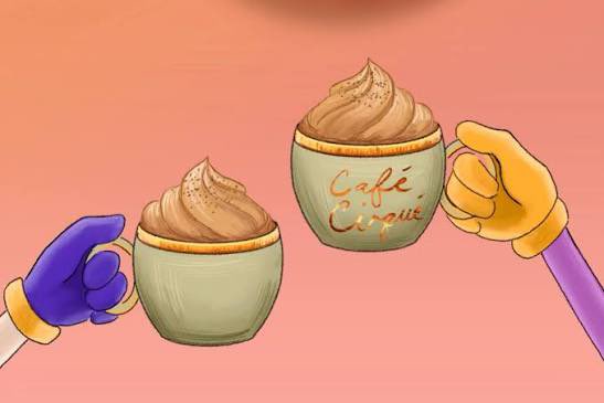 clownjestcr's tweet photo. Don’t mind her 

She’s just having some hot chocolate by herself while missing THE READER https://t.co/PwMLRuzedO