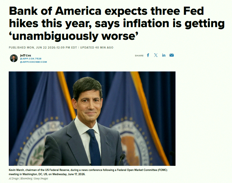 BodyInfinitytr's tweet photo. Bank of America is warning that the Fed could raise interest rates 3 times this year ðŸš¨ðŸš¨ https://t.co/tgxWieOwT8