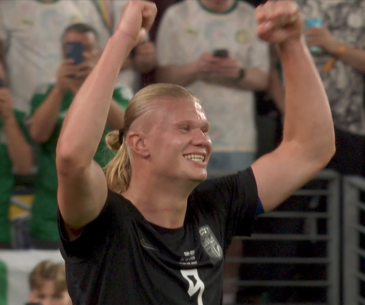 oficialsincerao's tweet photo. Só pra lembrar:

É apenas a primeira Copa do Mundo do Haaland. https://t.co/smtc31G4rd