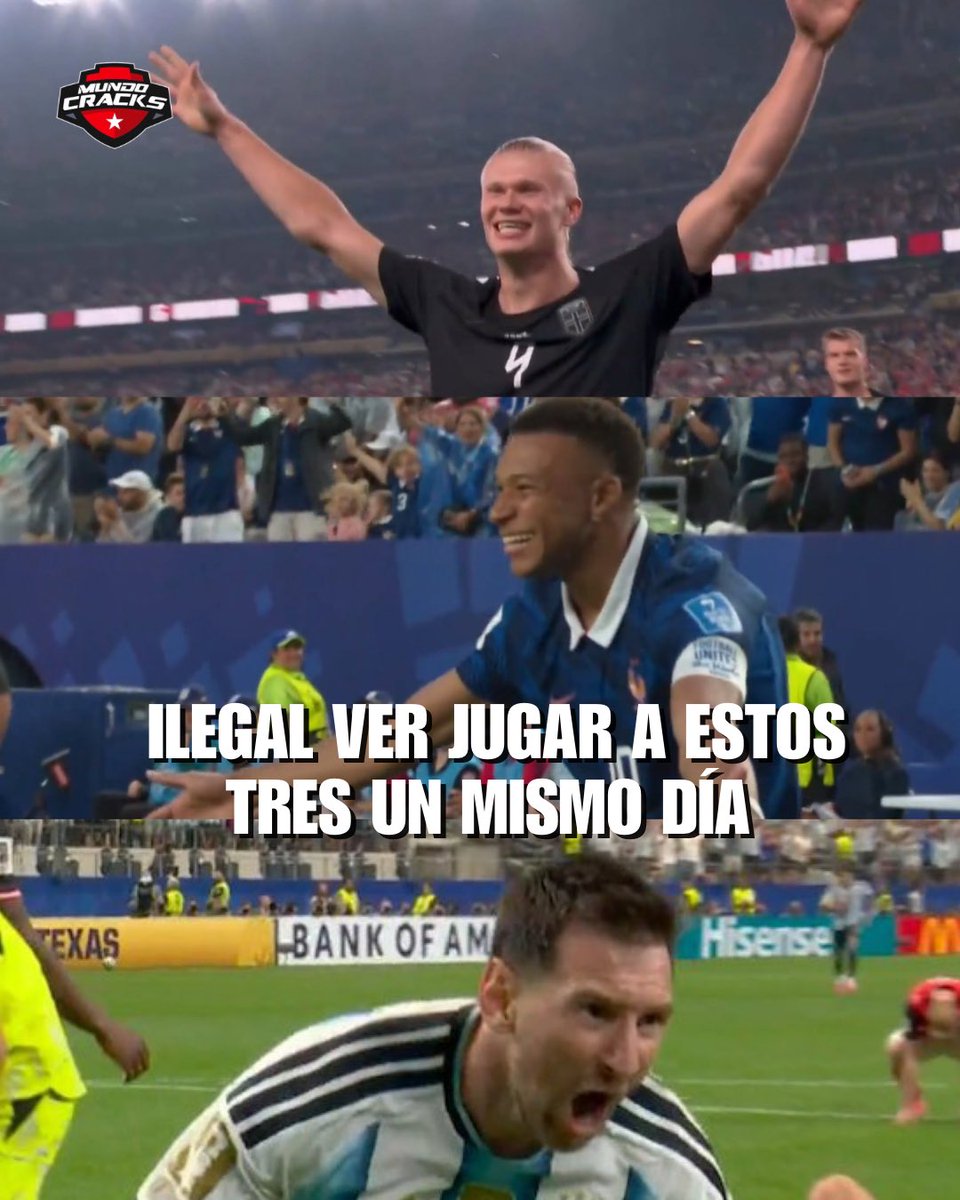 MundoCracksCL's tweet photo. #Mundial2026MC ⚽️ | SOLO FALTABA EL ANDROIDE 🤖 #MundoCracks 

⚽️ x2 Haaland
⚽️ x2 Mbappé 
⚽️ x2 Messi https://t.co/aATPgQq36c