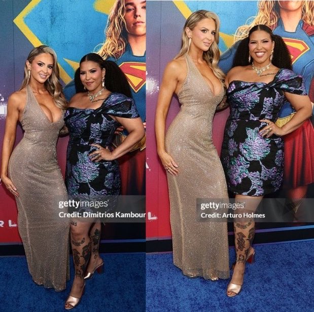 KXNGAO's tweet photo. Willow Nightingale and Harley Cameron on the Blue Carpet at the World Premier for Supergirl in NYC🔥🔥🔥 https://t.co/PQCnBYoUMw