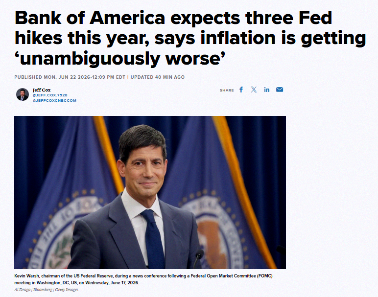 gozo_6pu's tweet photo. Bank of America says the Fed is gonna raise rates three times this year ðŸš¨ðŸš¨ https://t.co/5yobLQvYfk