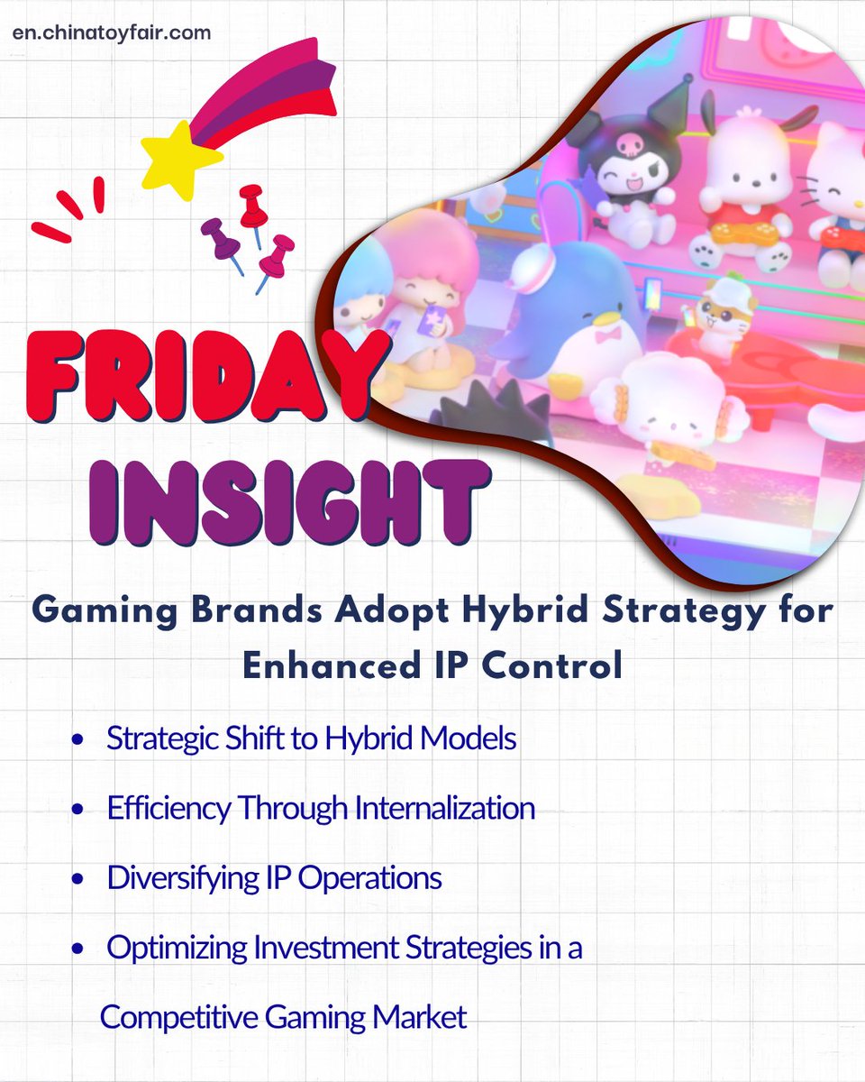 szlicensingfair's tweet photo. 【🌟#FridayInsight】
The Rise of the Hybrid Model in Game Development
💡𝘏𝘢𝘴𝘣𝘳𝘰, 𝘔𝘢𝘵𝘵𝘦𝘭, 𝘚𝘢𝘯𝘳𝘪𝘰, 𝘢𝘯𝘥 𝘛𝘰𝘦𝘪 —are adopting a hybrid strategy that combines external licensing with in-house development
💡Leaders like Disney are making strategic investments https://t.co/7tvEjioP54