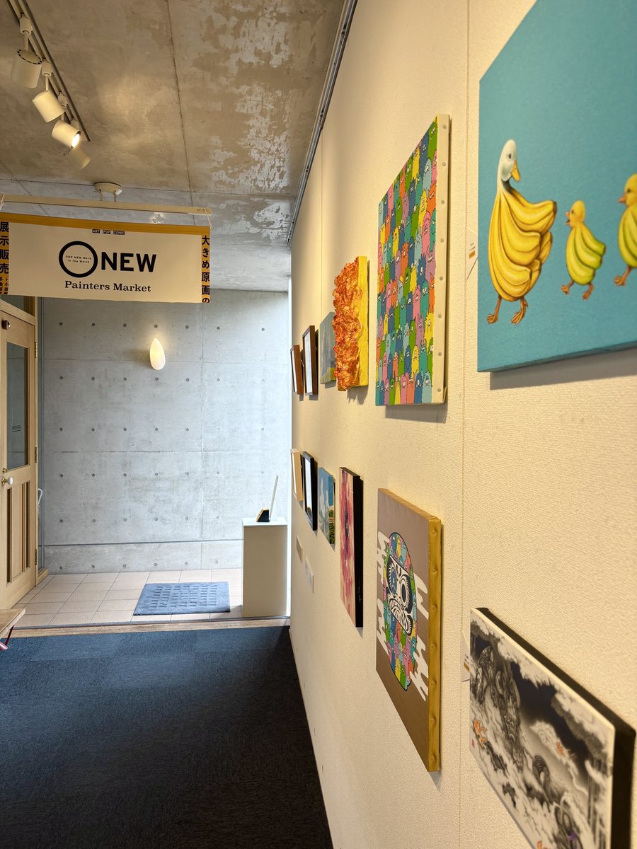 tsukushiso's tweet photo. 👇大きめ新作原画100点(+小原画多数)展示販売、スタート！小原画は本日より即売！大きめ原画は抽選受付中→https://t.co/cAvQQkOKmf https://t.co/OgNL32xHxV