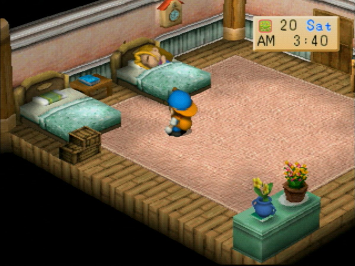JanelleWaz's tweet photo. Why yes... I'm wondering about that myself.

#RetroGaming #HarvestMoon #BackToNature https://t.co/3WZl82aYzS