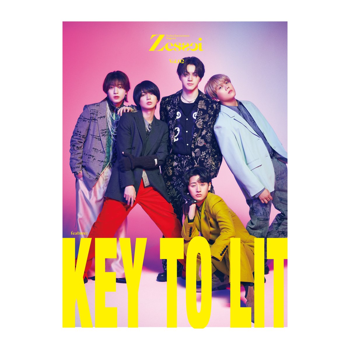 modelpress's tweet photo. 大倉忠義が編集長「Zessei」第2弾表紙は
KEY TO LIT🗝️🔥

同世代集結企画も
ラウール・道枝駿佑・佐野晶哉
佐藤龍我・岩﨑大昇・内村颯太

📕6月26日～
https://t.co/wMfphMNHB8

📝編集長対談ゲストはWEST.小瀧望
ジュニア時代の葛藤や現在地について本音を語り合う https://t.co/jGmWH8S2ig