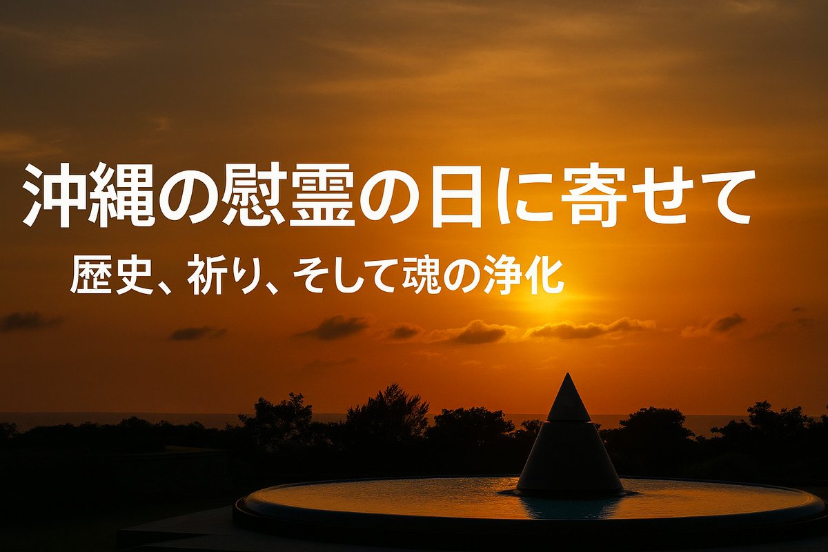 oomizumasayuki's tweet photo. 沖縄に住んでいた頃、6月23日が近づくと、私は決まって体調を崩していました。

はじめは、ただの偶然だと思っていたのです。

その意味を教えてくれたのは、洞窟の前に立つ一人の将校の夢でした。

今日は、沖縄の慰霊の日。
なぜ、いまも還れない魂がいるのか。
その答えは、記事に綴りました。 https://t.co/jaX35qI2VB