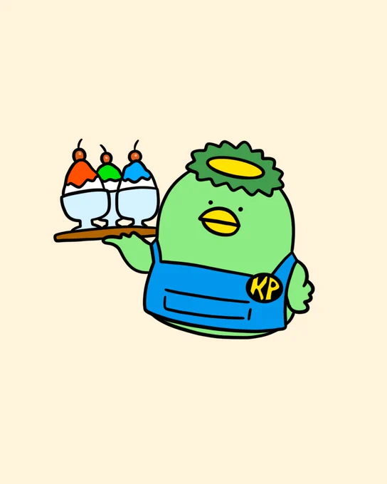 ただのカッパのイラスト
