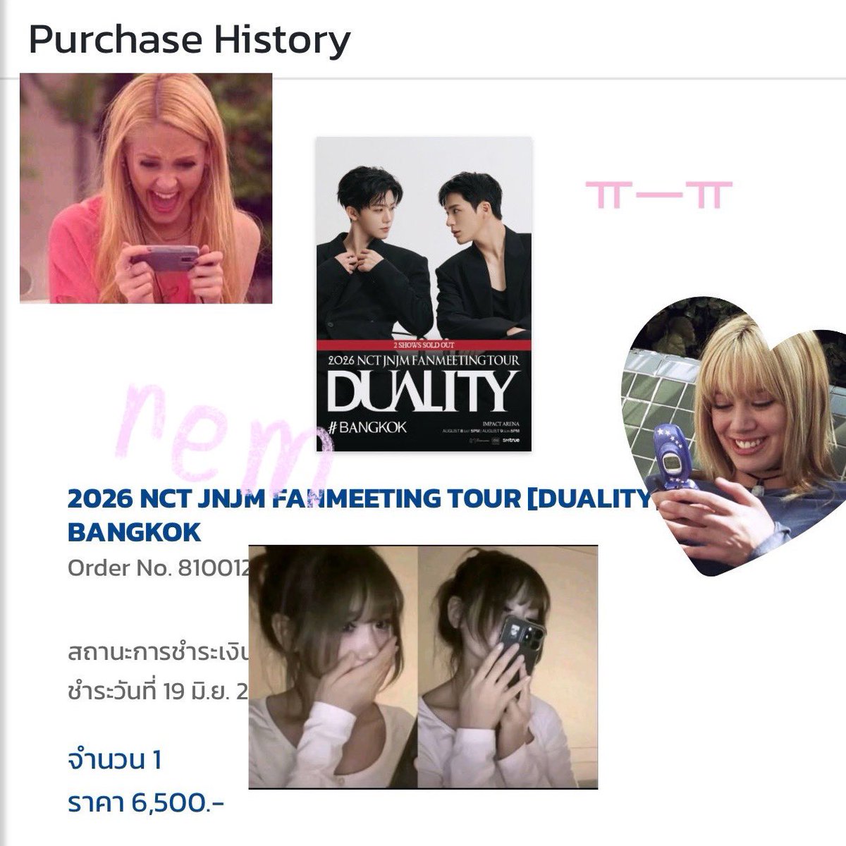 aishiteruyorem's tweet photo. บุญที่สะสมมา ใช้หมดแล้วในเดือนนี้
(ทั้งหมดนี้กดในโทรศัพท์🫨🫨)))
#.ท้ายพระพิฆเนศ👉🏻♥️

#NCTJNJM_FANMEETING_TOUR 
#NCTJNJM_FANMEETING_TOUR_DUALITY https://t.co/ciXc3DaqxI