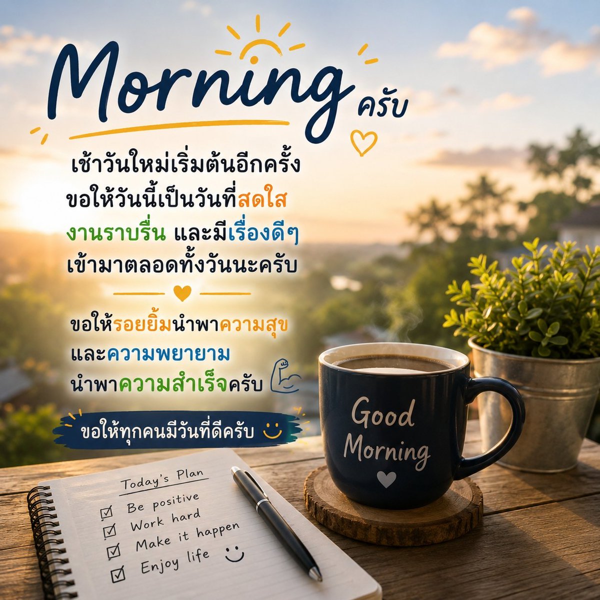 Pk96356's tweet photo. 🌻 สวัสดีตอนเช้าครับ
ไม่ว่ามะวานจะเหนื่อยแค่ไหน วันนี้คือโอกาสใหม่เสมอ ขอให้ทุกคนมีความสุข มีพลังใจ และพบเจอแต่สิ่งดีๆ ตลอดทั้งวันครับ 💛
#GoodMorning #HaveANiceDay #ติ๊กฟ้า https://t.co/AmJo3D2cjs