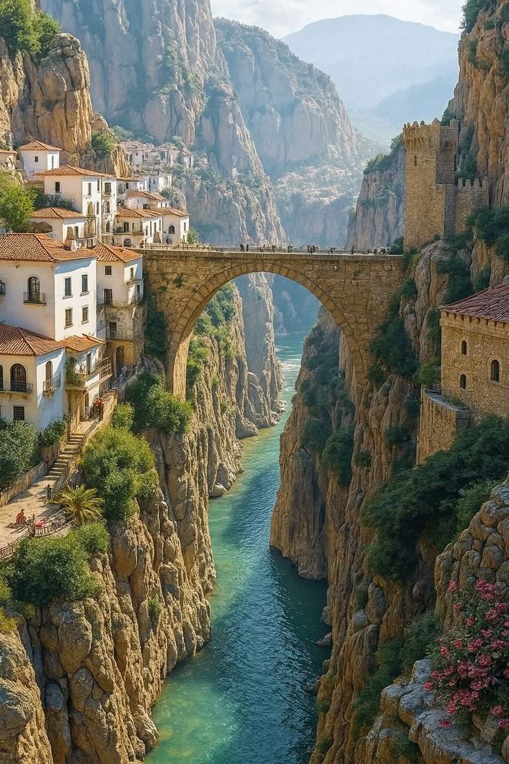 Colourfulwater1's tweet photo. Ronda, Spain 🇪🇸 https://t.co/63vCpzoqCc