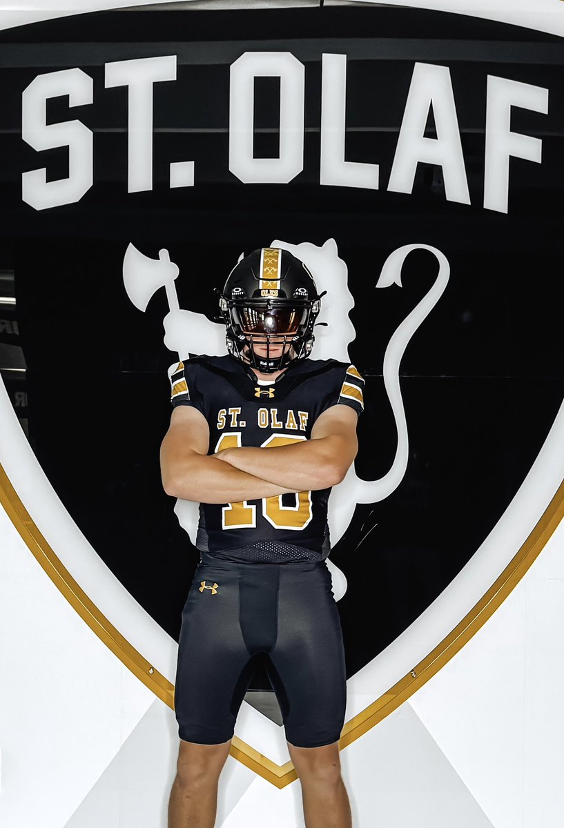 AlexIsabel23's tweet photo. After a great visit and conversations with @JamesKilian and @CoachLucasKlein I’m blessed to announce I’ve received my first official offer from @StOlafFB!
@MoundsviewFB @MobergAaron @coachOdom4 @PrepRedzoneMN @MNFBSpotlight @MNHSFBNETWORK @OJW_Scouting @MiacFtbl https://t.co/hCIC5vzuTA