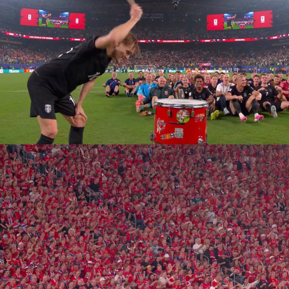 Oledobrasil's tweet photo. O time da Noruega remando junto com a torcida

EU TE AMO COPA DO MUNDO!

📷 Reprodução / CazeTV https://t.co/TJsuquTo89