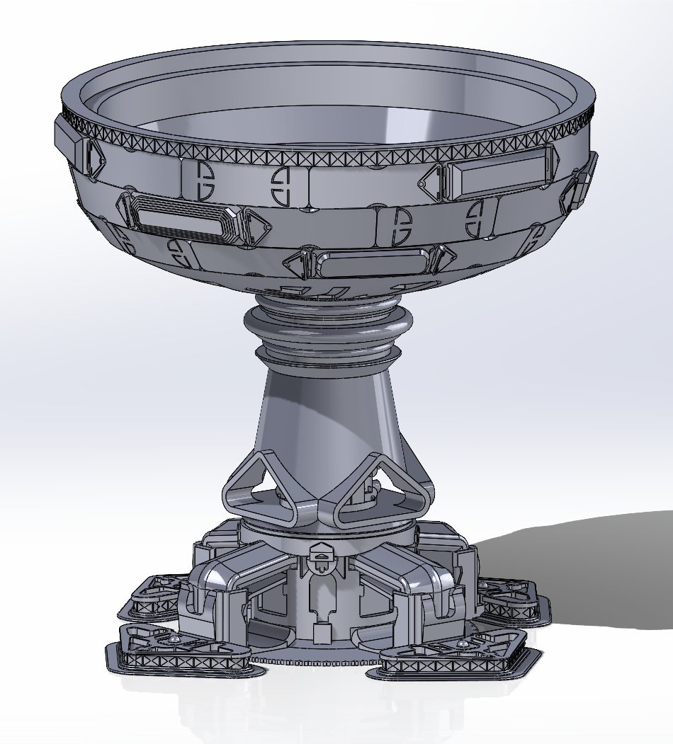 Tarrabal_'s tweet photo. The Chalice of Opulence... what runes should I slot in first? 🤔 Made from scratch in SOLIDWORKS #aotw #destiny2art @Destiny2Team @DestinyTheGame https://t.co/qrFd3jveuf