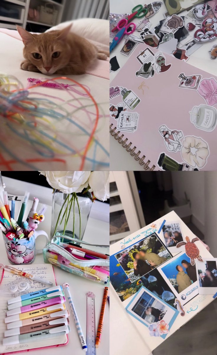 aazcss1's tweet photo. Premier essai de scrapbooking, j’adore 😍 J’ai trop hâte de me prendre un appareil Canon pour sortir mes photos si vous connaissez des bon appareils 🤗 

(J’avoue je suis démodée pour les scoubidou mais bon peut être ça m’encouragera à commencer le tricot 🧶 ) https://t.co/YuJBLFlaBt