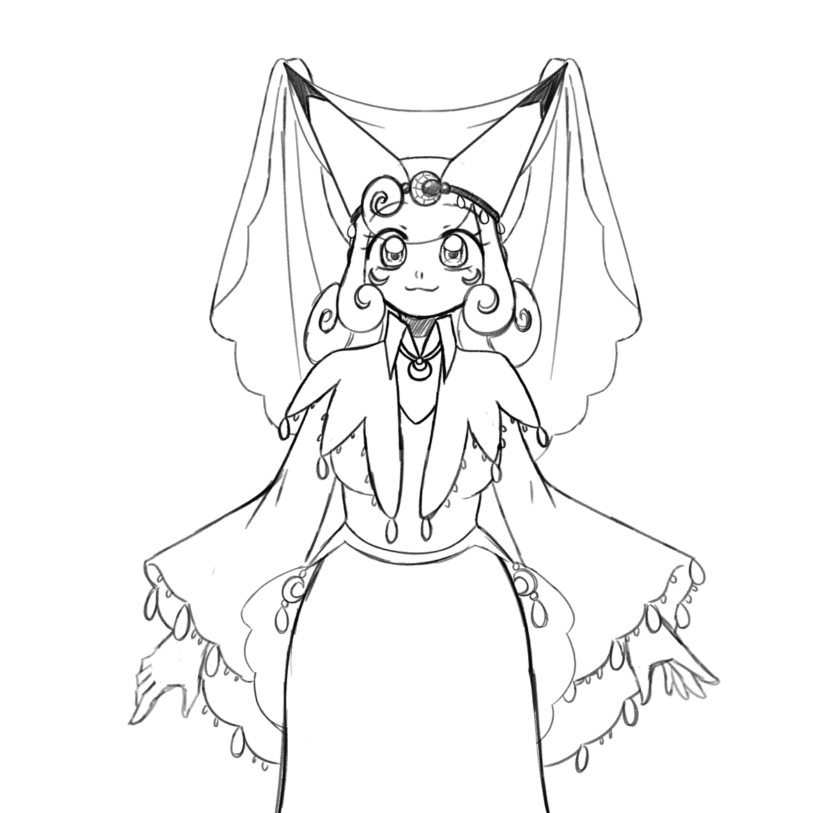 mai_artwork's tweet photo. "Whose the character on your new PFP Hello? Whose this diva?" -> That is Clarice! She is a Clefable nun at the Temple of Guidance and is a close friend of my sun priestess, Lilliana! 

She is the Moon Priestess!

https://t.co/G4L1HALeZ4 https://t.co/TXuACBN9Ic