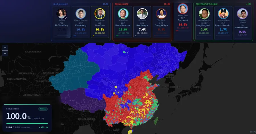 Global Election Simulator tweet media