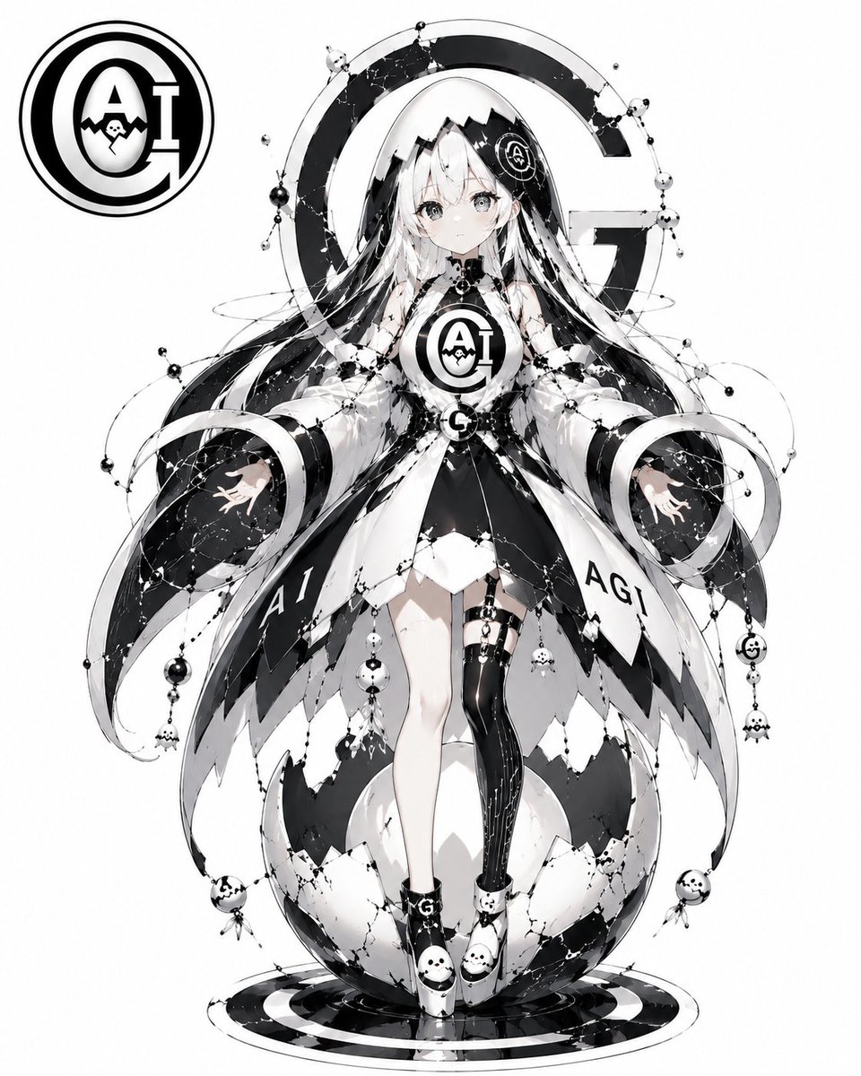 Ekakin710's tweet photo. マークアート「AI卵」をChatGPTに擬人化してもらいました🐣
・黒白ドレス系
・錬金術師系
・書物&図書館系
・旗持ち騎士系
卵のモチーフやAIの記号を上手く取り入れていて、どれも雰囲気が統一されていて良いと思います
個人的には良いなとは思いました👍
どう思いますか?
#AIart #AGI #MarkArt https://t.co/L8Bf2KDqAx