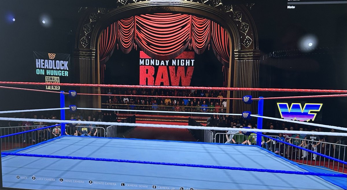 RetroNate2K's tweet photo. Monday Night Raw Manhattan WIP. #wwe2k26 #nintendoswitch2 https://t.co/TxrkassIcJ