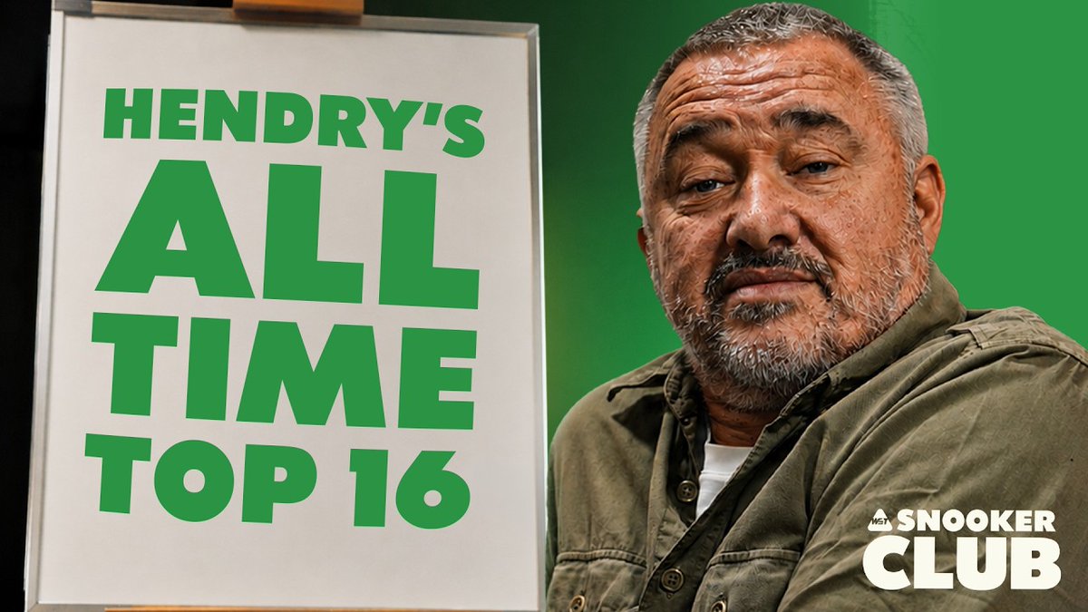 WeAreWST's tweet photo. Stephen Hendry picks his Top 16 Players of the Crucible Era is OUT NOW! 👀

Watch for free on @WeAreWST YouTube or listen wherever you get your podcasts 📺🎧

Use the link in the replies now! https://t.co/jPa0KIPhDF