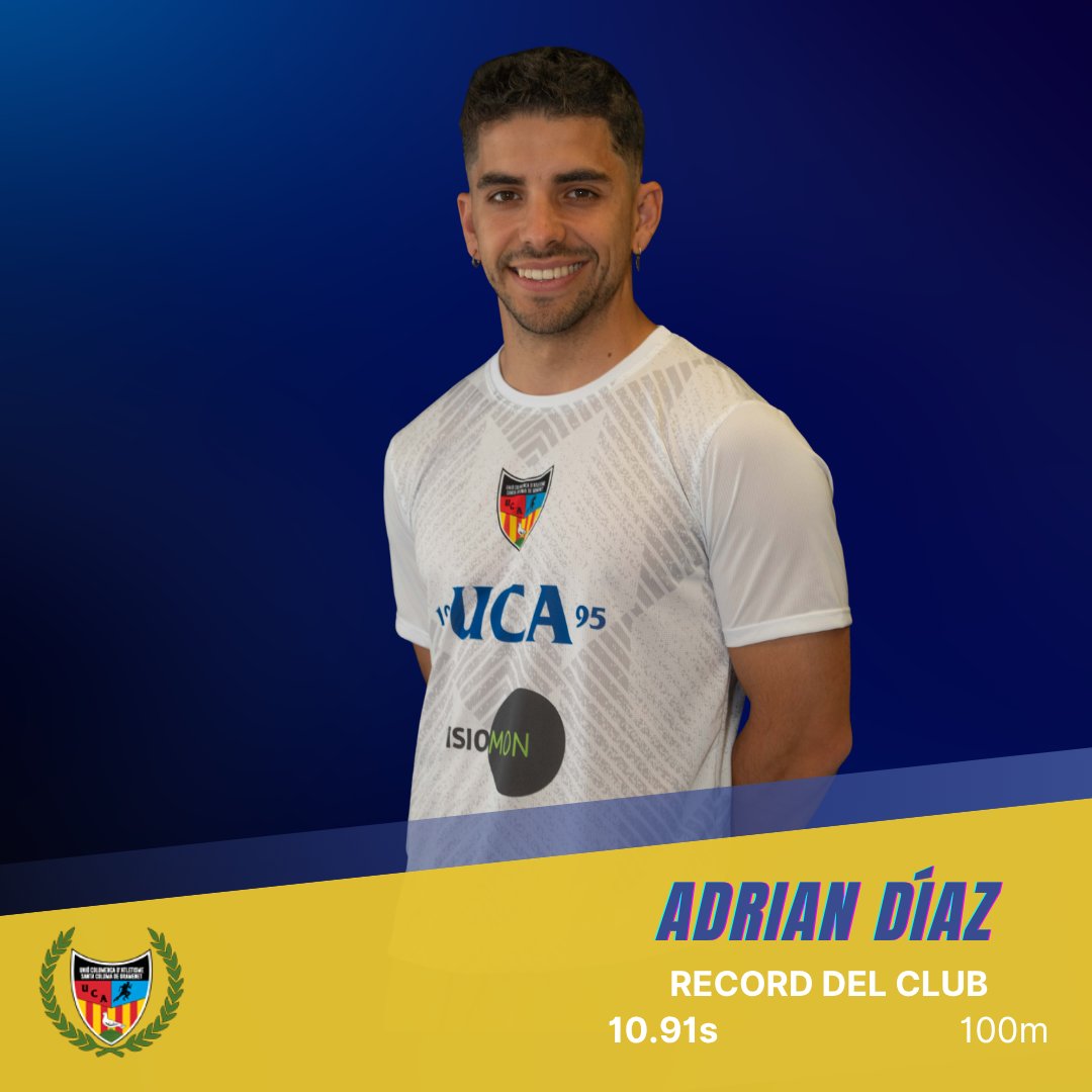 ucatletisme's tweet photo. 🔥 RÈCORD DEL CLUB 🔥
⚡ Adrián Díaz Romero | 100 m ll.
⏱️ 10.91s
🤯 Semblava que el rècord duraria molt temps... només una setmana després ha tornat a caure!
💥 L'Adrián es converteix en el primer atleta del club en baixar de la barrera dels 11s als 100m.
#OrgullUCA https://t.co/NETNWtk88v