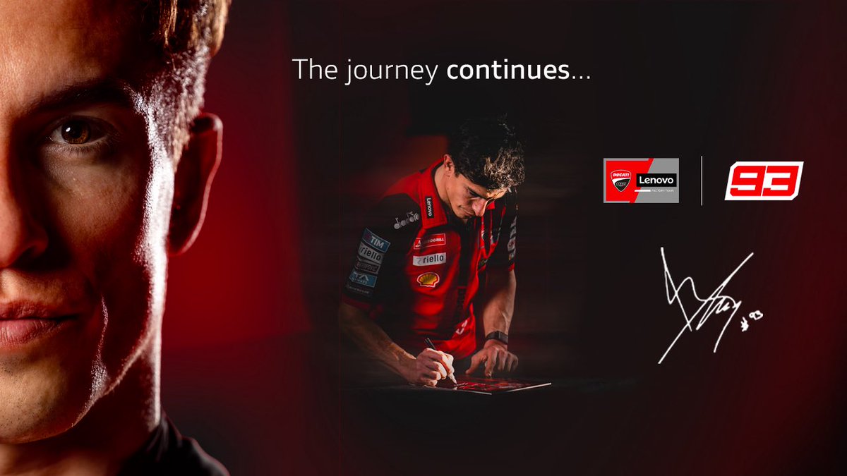 ducaticorse's tweet photo. Breaking News 📣

➡️🔴 HE'S RED! @marcmarquez93 confirmed with the #DucatiLenovoTeam for the 2027/2028 seasons

➡️ https://t.co/eW2ZNgENUV

#ForzaDucati https://t.co/1E4ZnoFyEr